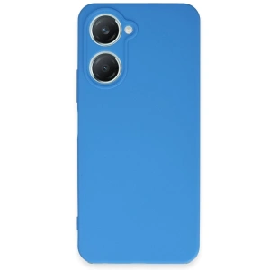 Vivo Y18 Kılıf First Silikon - Mavi