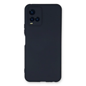 Vivo Y21s Kılıf Nano İçi Kadife Silikon - Lacivert