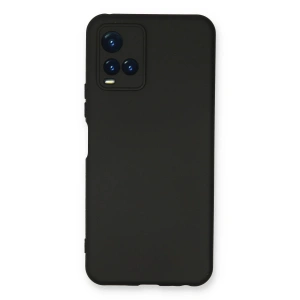 Vivo Y21s Kılıf Nano İçi Kadife Silikon - Siyah