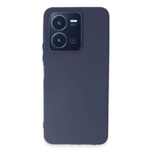 Vivo Y35 Kılıf First Silikon - Lacivert