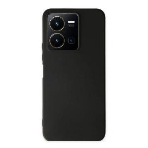 Vivo Y35 Kılıf First Silikon - Siyah
