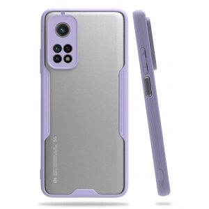 Xiaomi Mi 10t Pro Kılıf Platin Silikon - Lila