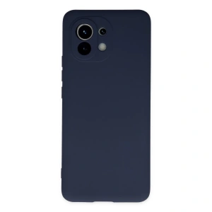 Xiaomi Mi 11 Kılıf Nano İçi Kadife Silikon - Lacivert