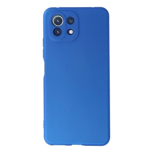 Xiaomi Mi 11 Lite Kılıf First Silikon - Mavi