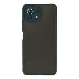 Xiaomi Mi 11 Lite Kılıf Montreal Silikon Kapak - Yeşil