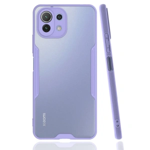 Xiaomi Mi 11 Lite Kılıf Platin Silikon - Lila