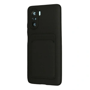 Xiaomi Mi 11i Kılıf Kelvin Kartvizitli Silikon - Siyah