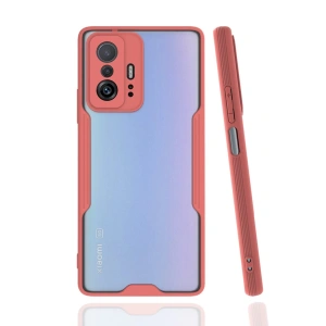 Xiaomi Mi 11t Pro Kılıf Platin Silikon - Pembe