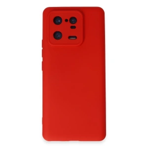 Xiaomi Mi 13 Pro Kılıf Nano İçi Kadife Silikon - Kırmızı