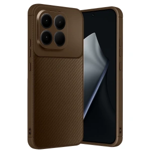 Xiaomi Mi 15t Auto Focus Karbon Kapak - Kahverengi