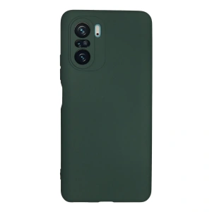 Xiaomi Poco F3 Kılıf Nano İçi Kadife Silikon - Koyu Yeşil