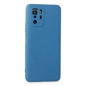 Xiaomi Poco X3 Gt Kılıf Nano İçi Kadife Silikon - Mavi