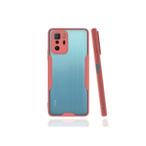 Xiaomi Poco X3 Gt Kılıf Platin Silikon - Pembe