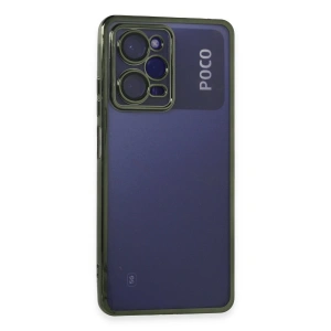 Xiaomi Poco X5 Pro 5g Kılıf Razer Lensli Silikon - Yeşil