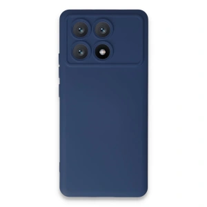 Xiaomi Poco X6 Pro Kılıf Nano İçi Kadife Silikon - Lacivert