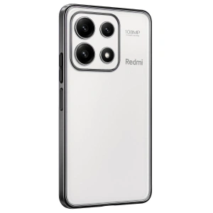 Xiaomi Poco X6 Pro Kılıf Razer Lensli Silikon - Gümüş