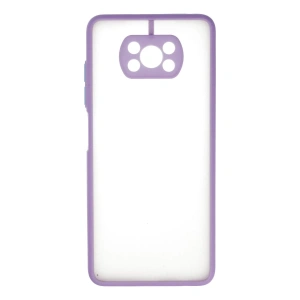 Xiaomi Pocophone X3 Kılıf Montreal Silikon Kapak - Mor