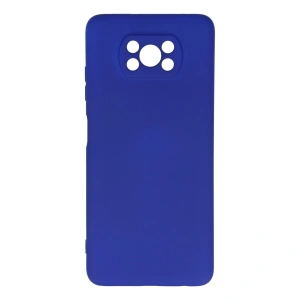 Xiaomi Pocophone X3 Kılıf Nano İçi Kadife Silikon - Lacivert