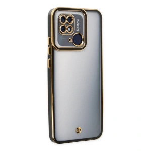 Xiaomi Redmi 10c Kılıf Liva Lens Silikon - Siyah