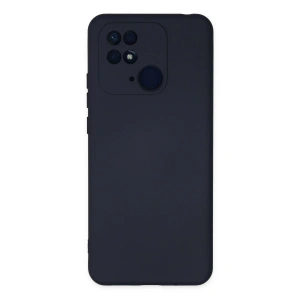 Xiaomi Redmi 10c Kılıf Nano İçi Kadife Silikon - Lacivert