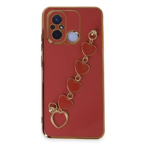 Xiaomi Redmi 12c Kılıf Esila Silikon - Kırmızı