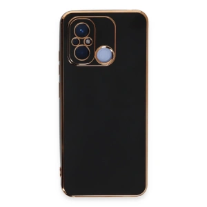 Xiaomi Redmi 12c Kılıf Volet Silikon - Siyah