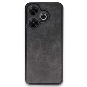 Xiaomi Redmi 13 4g Kılıf Aras Deri Kapak - Siyah