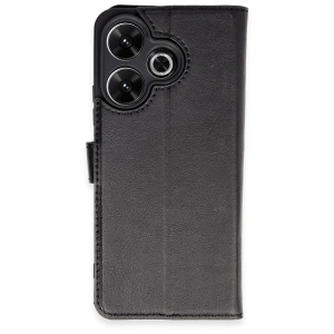 Xiaomi Redmi 13 4g Kılıf Trend S Plus Kapaklı Kılıf - Siyah