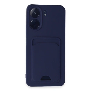 Xiaomi Redmi 13c Kılıf Kelvin Kartvizitli Silikon - Lacivert