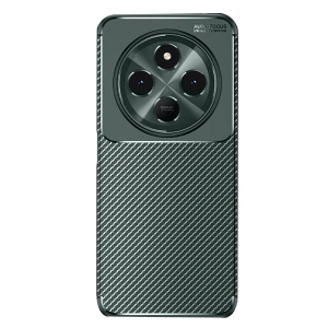 Xiaomi Redmi 14c Kılıf Auto Focus Karbon Kapak - Koyu Yeşil