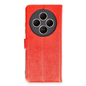 Xiaomi Redmi 14c Kılıf Trend S Plus Kapaklı Kılıf - Kırmızı