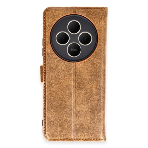 Xiaomi Redmi 14c Kılıf Trend S Plus Kapaklı Kılıf - Taba