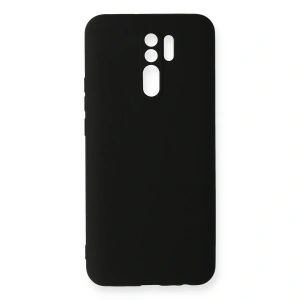 Xiaomi Redmi 9 Kılıf Nano İçi Kadife Silikon - Siyah
