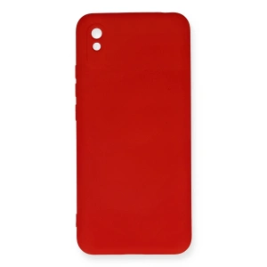 Xiaomi Redmi 9a Kılıf Nano İçi Kadife Silikon - Kırmızı