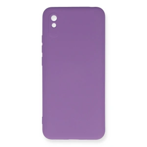 Xiaomi Redmi 9a Kılıf Nano İçi Kadife Silikon - Mor