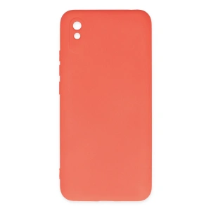 Xiaomi Redmi 9a Kılıf Nano İçi Kadife Silikon - Turuncu