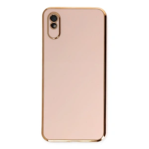 Xiaomi Redmi 9a Kılıf Volet Silikon - Pembe