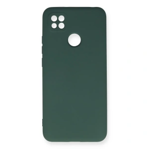 Xiaomi Redmi 9c Kılıf Nano İçi Kadife Silikon - Koyu Yeşil