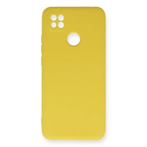 Xiaomi Redmi 9c Kılıf Nano İçi Kadife Silikon - Sarı