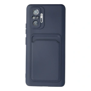 Xiaomi Redmi Note 10 Pro Kılıf Kelvin Kartvizitli Silikon - Lacivert