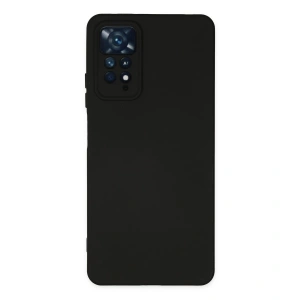 Xiaomi Redmi Note 11 Pro Kılıf Nano İçi Kadife Silikon - Siyah