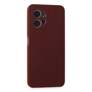 Xiaomi Redmi Note 12 4g Kılıf Nano İçi Kadife Silikon - Bordo