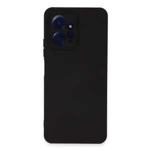 Xiaomi Redmi Note 12 4g Kılıf Nano İçi Kadife Silikon - Siyah