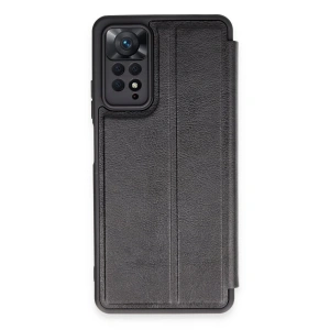 Xiaomi Redmi Note 12 Pro 4g Kılıf Flip Cover - Siyah