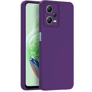 Xiaomi Redmi Note 12 Pro 5g Kılıf Nano İçi Kadife Silikon - Mor