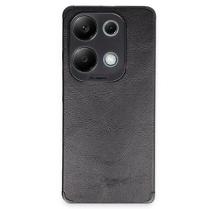 Xiaomi Redmi Note 13 4g Kılıf Loop Deri Silikon - Siyah