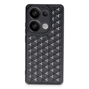 Xiaomi Redmi Note 13 Pro 4g Kılıf Petek Silikon Kapak - Siyah