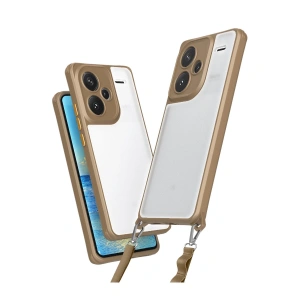 Xiaomi Redmi Note 13 Pro Plus Kılıf Penta Silikon Kılıf - Çöl Titanyum