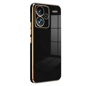 Xiaomi Redmi Note 13 Pro Plus Kılıf Volet Silikon - Siyah