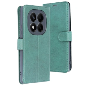 Xiaomi Redmi Note 14 4g Kılıf Trend S Plus Kapaklı Kılıf - Yeşil